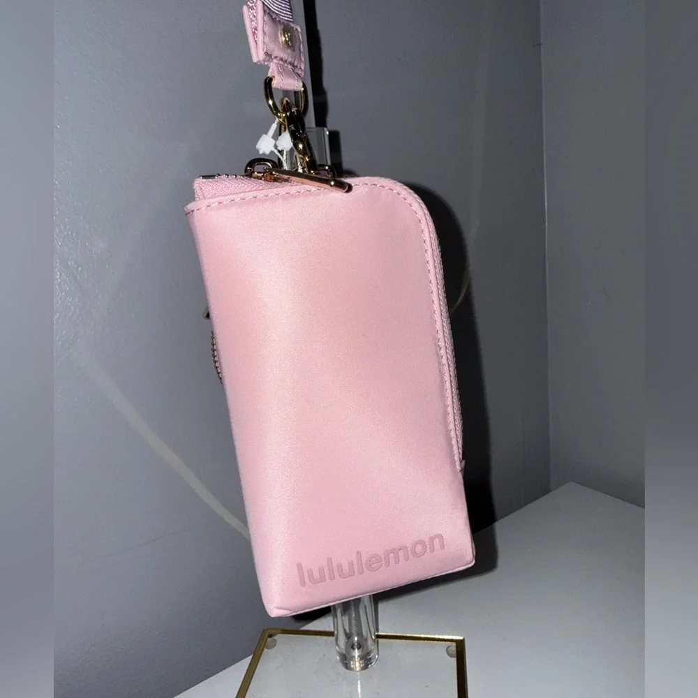 Lululemon Athletica Pink Wristlet Wallet - Picture 1 of 5